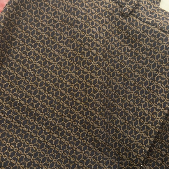 Wilfred Baroque High Rise Flared Jacquard Textured Trousers Pants - Picture 3 of 5